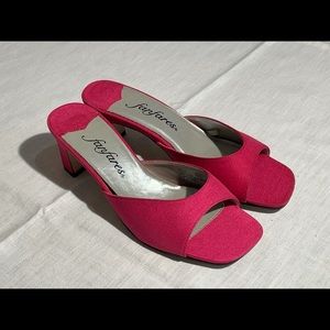Hot Pink Slip On Dress Shoes Size 6 1/2.